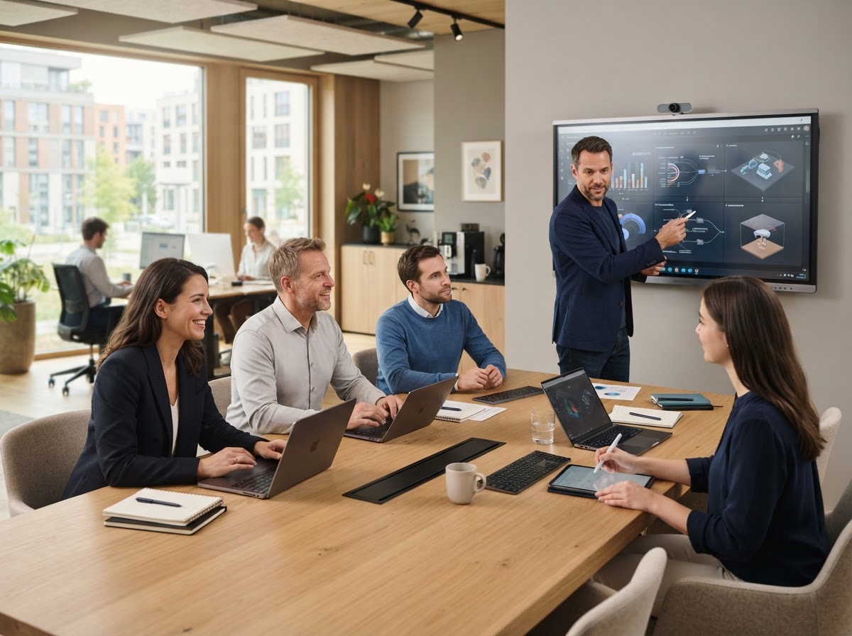 Avnobe XRPlatform Analystenteam bei der Arbeit an datenbasierten Anlagestrategien